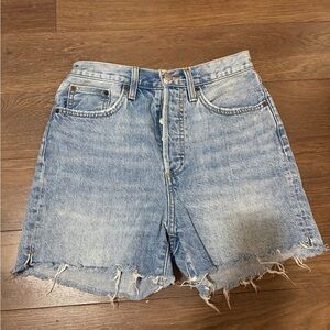 Denim Forum Light Blue Jean Shorts